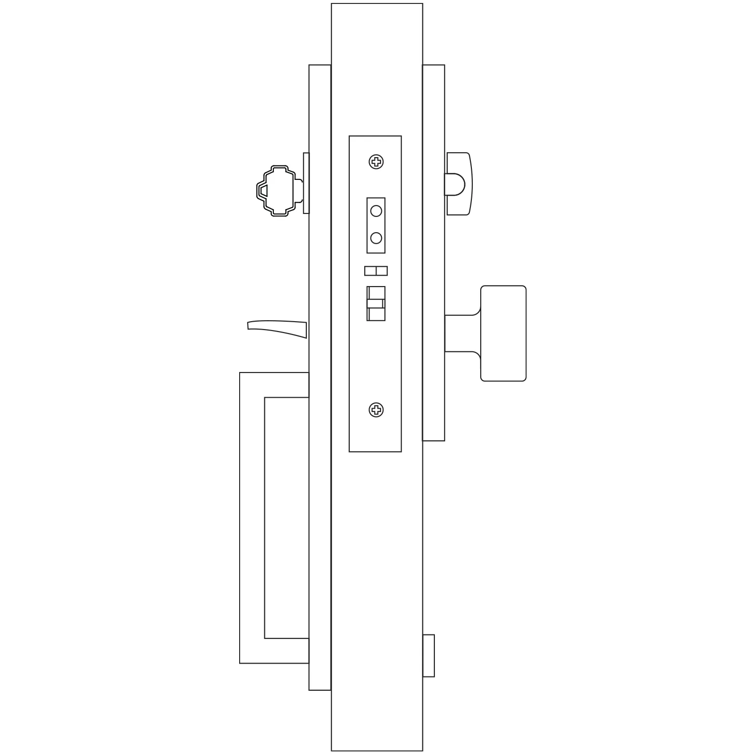 F13 - Operates as a standard keyed lock
