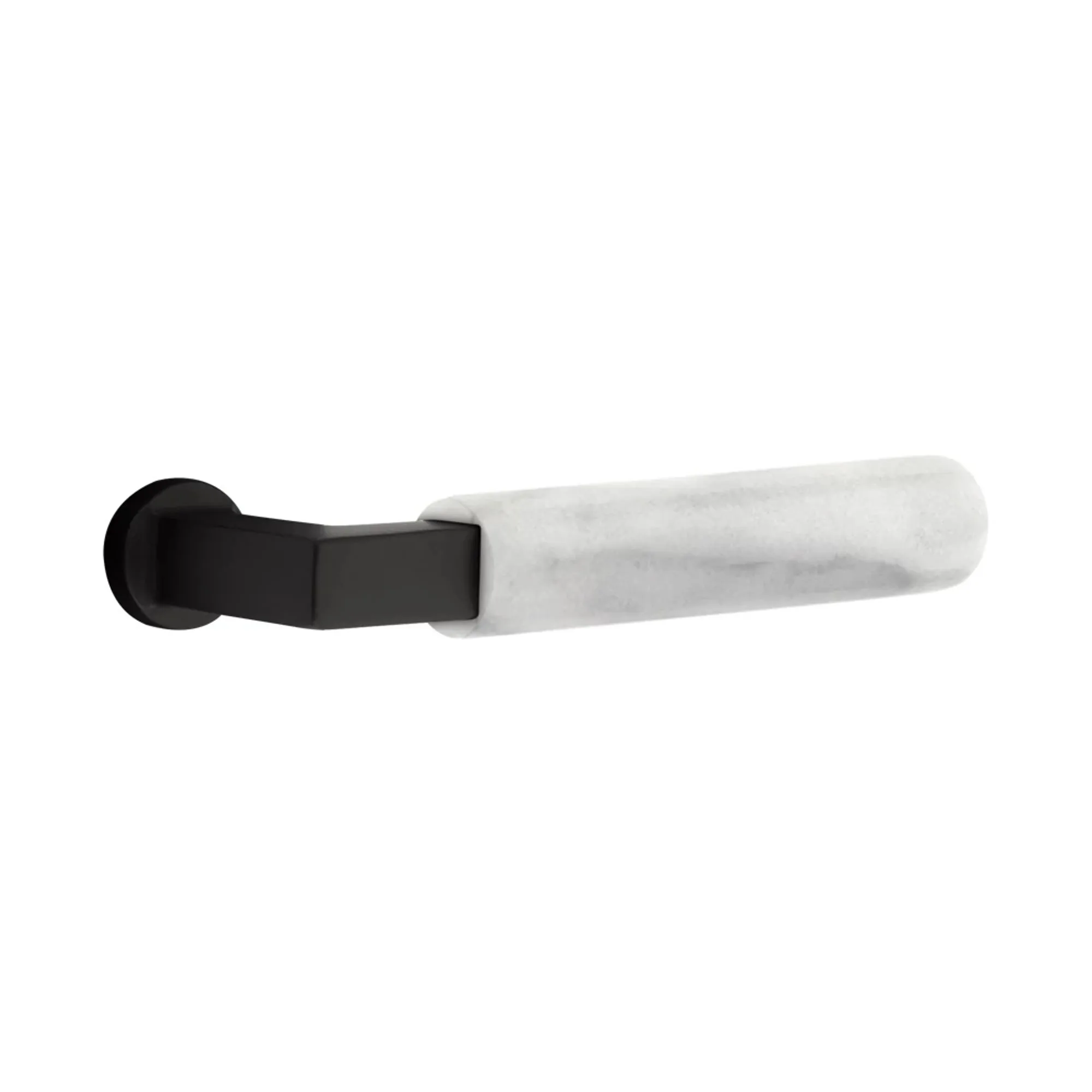 L-Square White Marble Lever