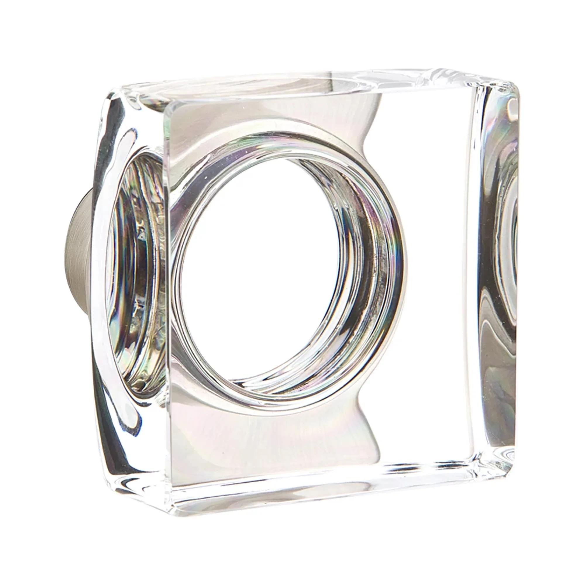 Modern Square Glass Knob