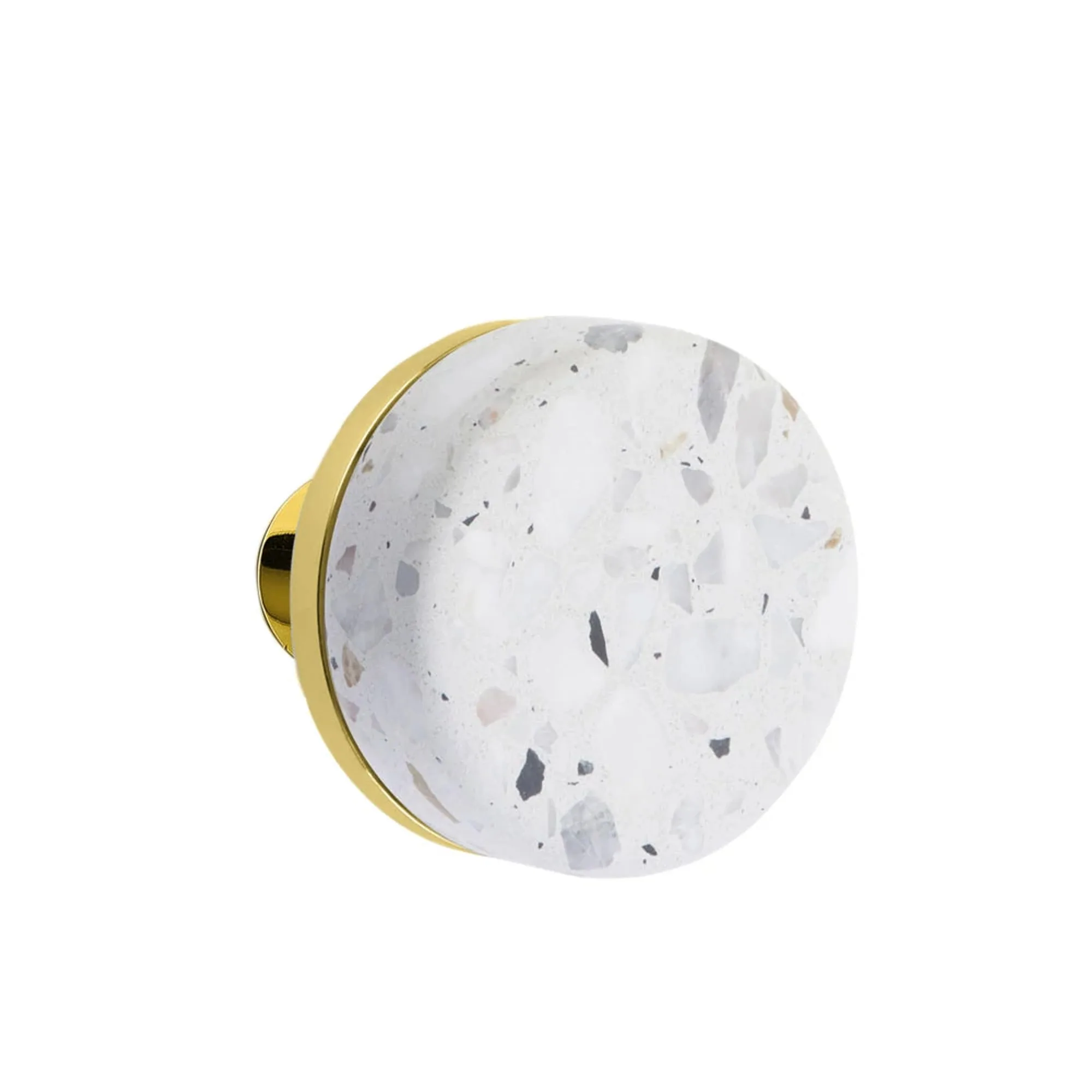 Conical Light Terrazzo Knob